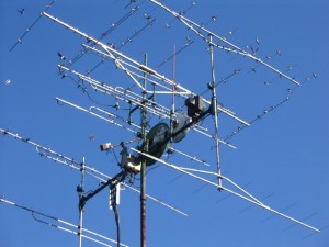Antennenanlage von DL2DR fÃ¼r die BÃ¤nder 50MHz bis 47GHz